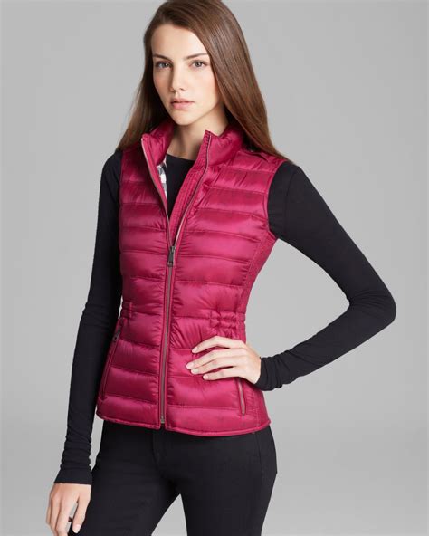 burberry brit vests|burberry quilted vest women.